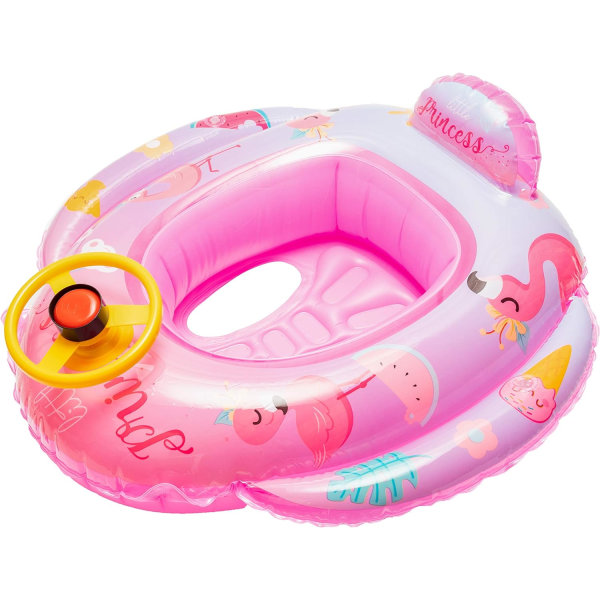 Baby Simbassäng Flytring Pool Ring Sommar Baby Pojkar Flickor Uppblåsbara Poolleksaker Cartoon Simring för Barn Toddles