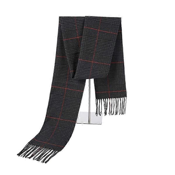 Cashmere Vinter Skjerf for Menn | Cashmere Vinter Skjerf Menn | Vinter Skjerf for Menn - Vinter Black