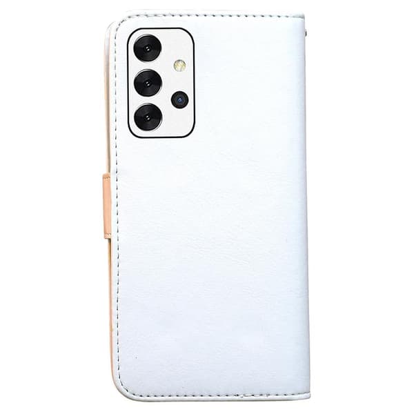 Samsung Galaxy A32 5G - Leather Case / Protection White_max Vit