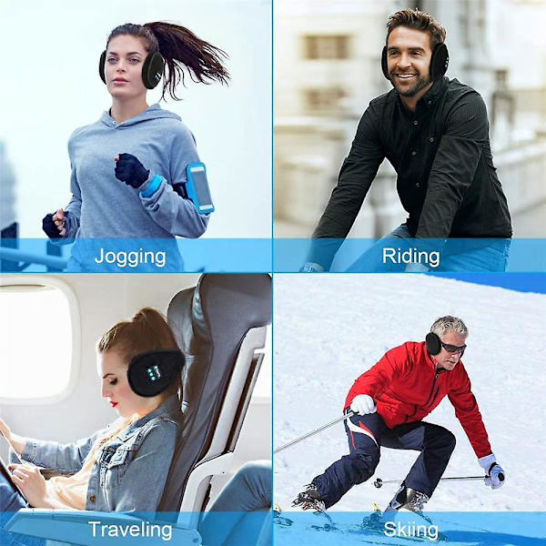 Hovedtelefoner Bluetooth Ørevarmere Usb Opladning Trådløs Musik Ørevarmere Gaver