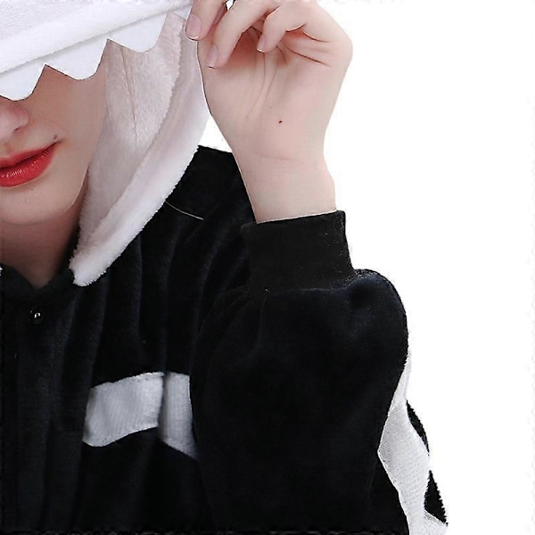 Uudet pyjama-asu, piirretty yhden osan luuranko pari pyjama flanelli kotivaatteet yhden osan nukkumiseen Skeleton S