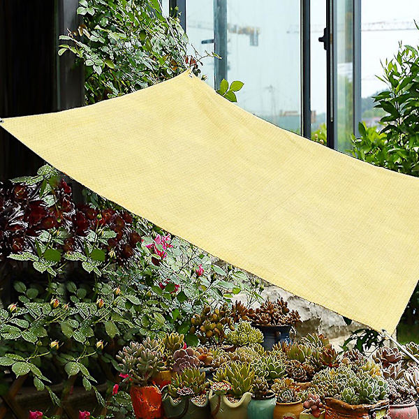 Sunshades Depot 2x1,6m 4x1,6m för solskyddstyg Mesh Net för trädgård på bakgården P