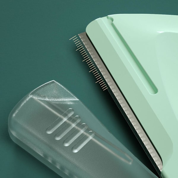 2 st Triangulär Ögonbryns Trimmer Rakning För Rakhyvel Ögonbryns Trimning Med Makroblad Makeup Verktyg White green