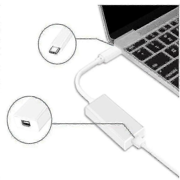 Thunderbolt 2 til USB-C-adapter til højhastighedsfiloverførsel