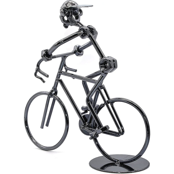 Metal Skulptur Retro Klassisk Håndlavet Jern Cykel Unik Metal Kunst Dekoration Ornamenter Til Cykel Motocykel Elskere