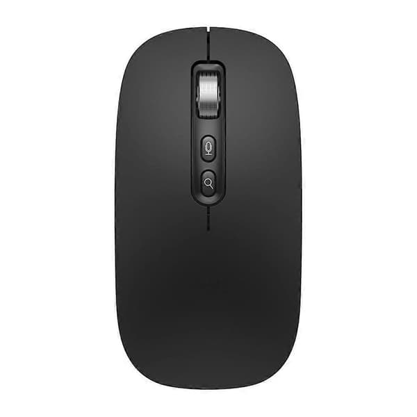 AI Smart Stemus Stemus til tekstmus Oppladbar 2.4G trådløs Bluetooth-mus Stemus for bærbare datamaskiner, B