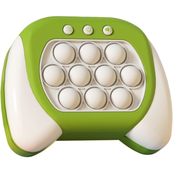 Tidlig utdanning spillkonsoll Pop It Fidget Toy Raskt trykkspill Dekompresjonsspill green white