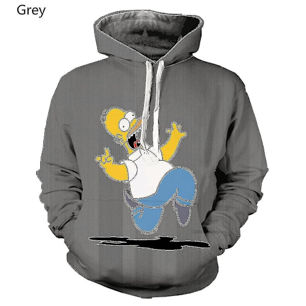 2023 Ny The S-simpsones Trykte Menn Kvinner 3d Gensere Gensere Kvalitet Hettestropp Nyhet Streetwear Mote Hettestropp 2 XL