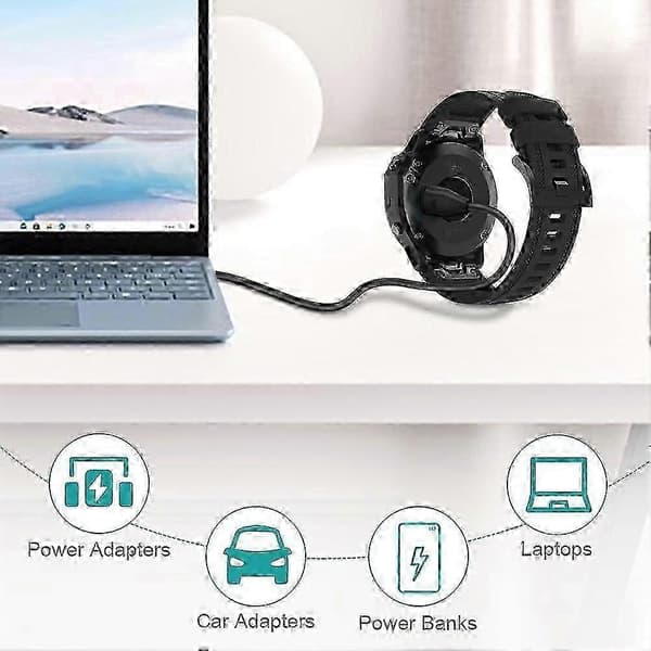 Hurtigoplader til Garmin-ure - Universelt USB-ladekabel