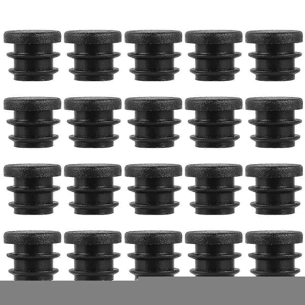 100 st 16 mm Runda Plastskydd Möbelbenspluggar Tätningslock Rörpluggar