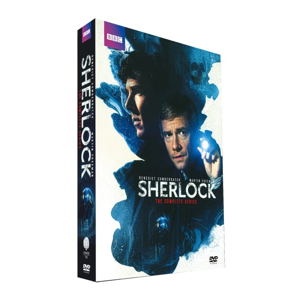 Sherlock Sæson 1-4, 9 DVD'er, Fuld version med engelsk lyd og undertekster