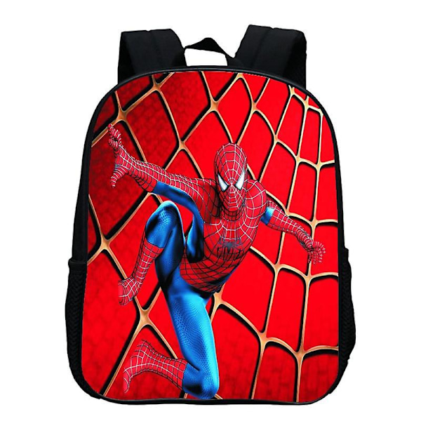 3d pojks skolväska barn skolväskor pojke Spiderman skolryggsäck 2-6 år gammal ryggsäck axelväska backpack 06