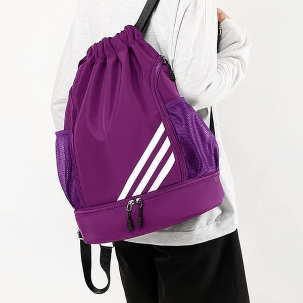 Drawstring Bags, Waterproof Gym Bag for Kids, Large Drawstring Pouch, Athletic Drawstring Backpack for Gym, Unisex PE Bag yellow