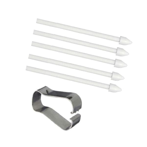 5x 5x Pen Tips Erstatning Hvid, Touch Tips, til Tab S7 S7+ Tab S6 Lite, til Grade 10 Grade 20, Peak Tegning Tegning