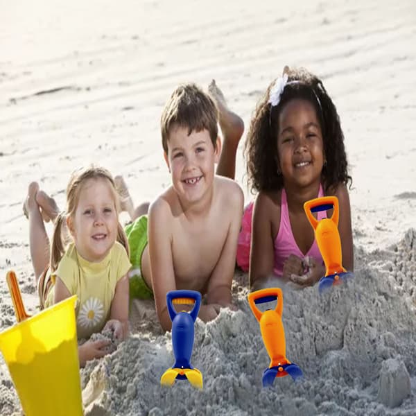 2PCS Multifunksjonelt Barnas Snø- og Strandlekesett, Strand- og Snøleker