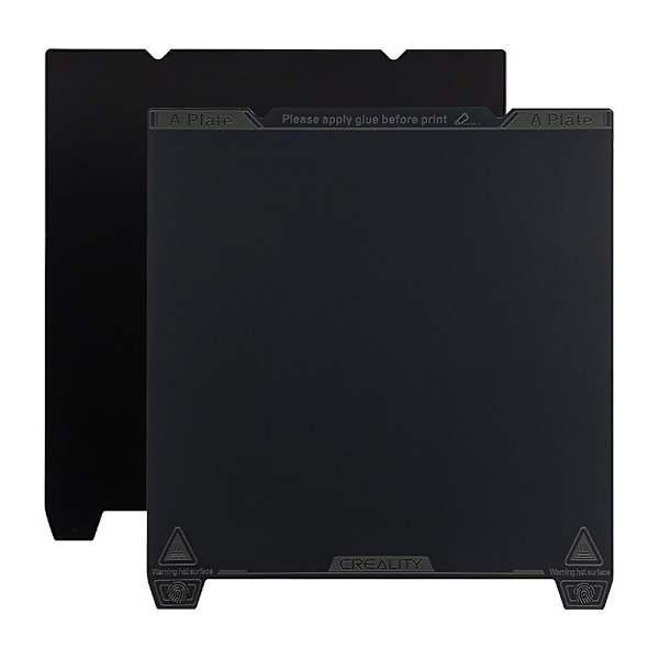 Creality K1 Glat PEI Byggeplade 235x235mm - Uden Blød Magnetisk Nem Model Fjernelse Egnet til En