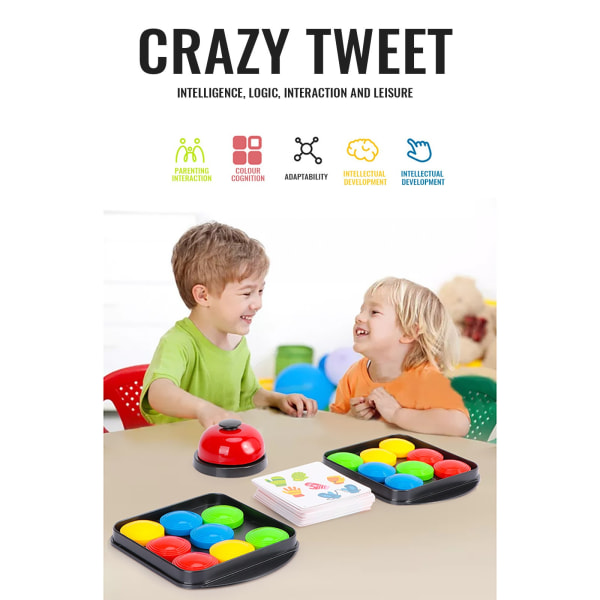 Galt Crazy Push And Push Bordspill Foreldre-barn Interaksjon Barns Lærende