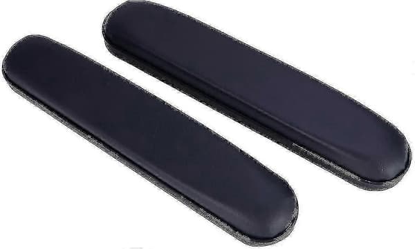 Polstrede armlæn til kørestol - 2 stk. universelle armlænspuder i læder Blue Leather handrail Short