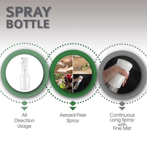 INF Vann-sprayflaske for hår Hvit 300 ml