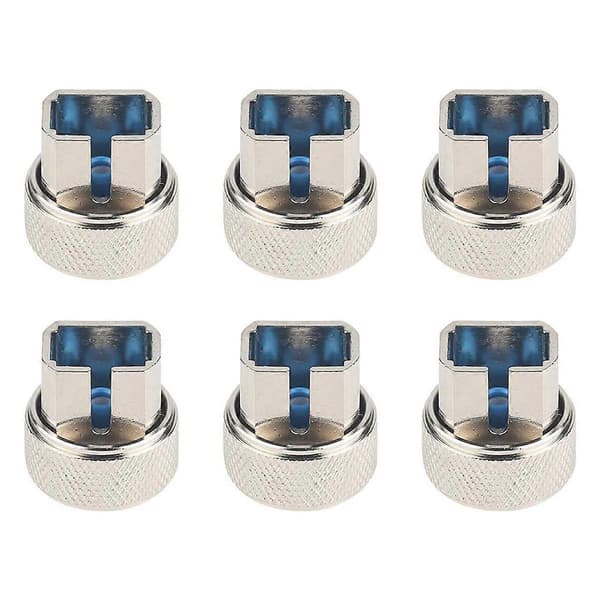6X OTDR-sovitin SC-liitin Kuituoptiset sovittimet OTDR-testereille [DB] silver