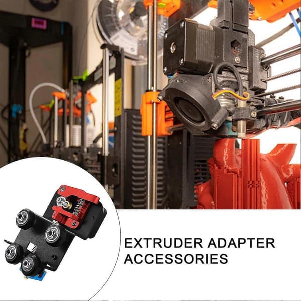 3D Printer Direkte Ekstruder Adapter Støtteplade Simpel Installation Universal Opgradering 3D Printer Dele Black