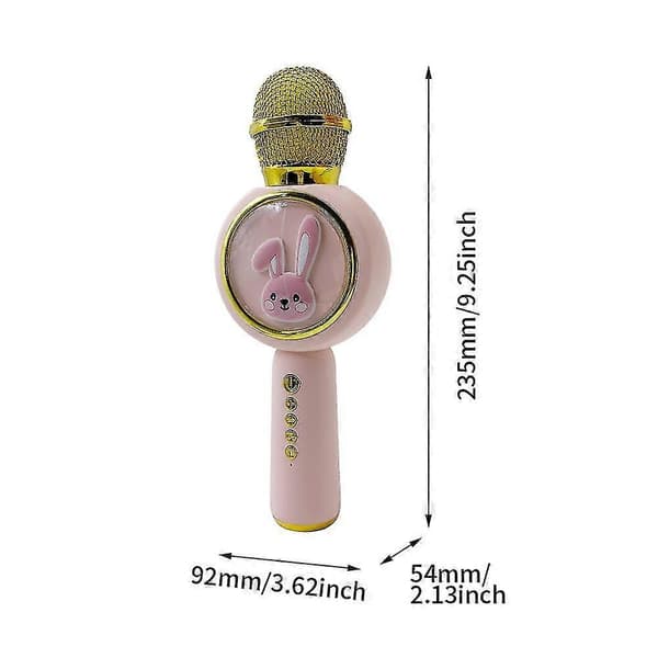 Barnemikrofon Stereo Bluetooth-kompatibel Gave Lydskiftende USB Oppladbar