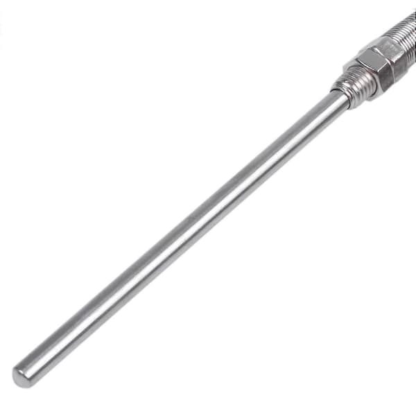 K-tyypin 0-800 astetta Celsius termoelementtianturi 2M 6.5Ft Silver Tone