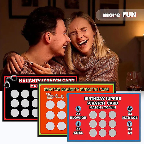 Naughty Adult Scratch Card Interactive Pornographic Scratch Card For House Chirstmas