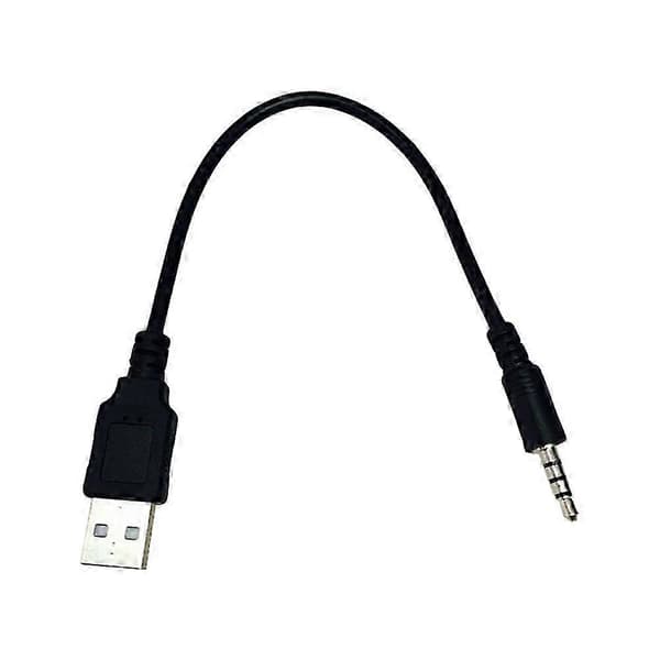 3,5 mm hann til USB AUX lydkabel for bil MP3 ladeadapterledning