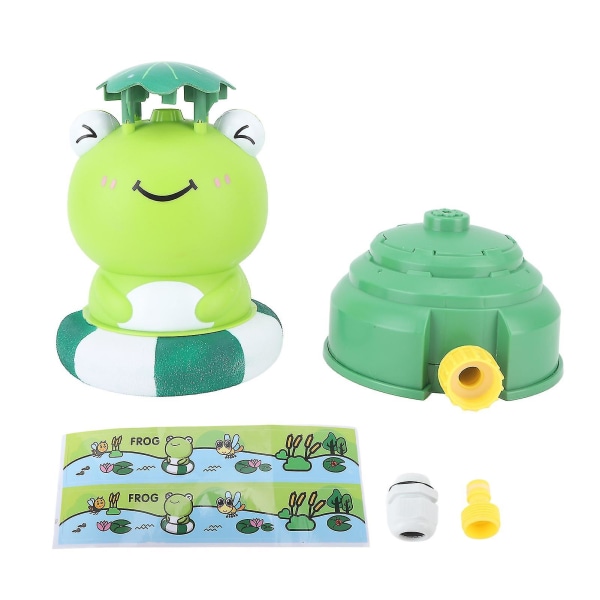 Ulisem vannsprinkler leketøy for barn ABS Søt dyreform 360 graders rotasjon Flyvende vannsprøyte sommerleke for utendørs hage hagestrand