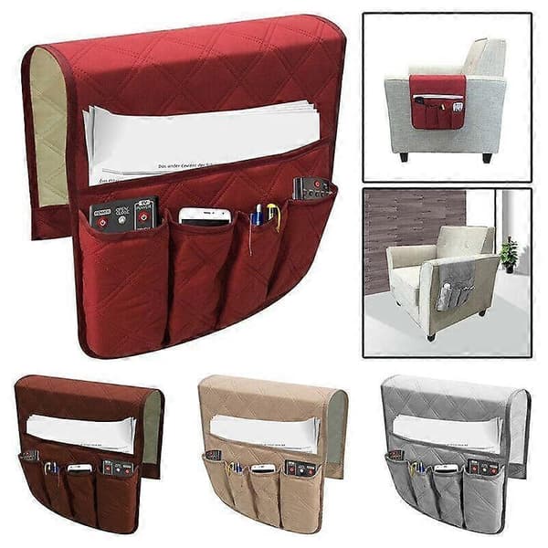 Vanntett oppbevaring sofa stol lenestol arrangør fjernkontrollholder grey