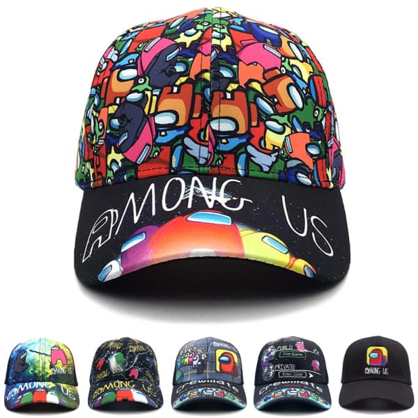 Among Us Unisex Caps Imposter Justerbar Solhatt #3