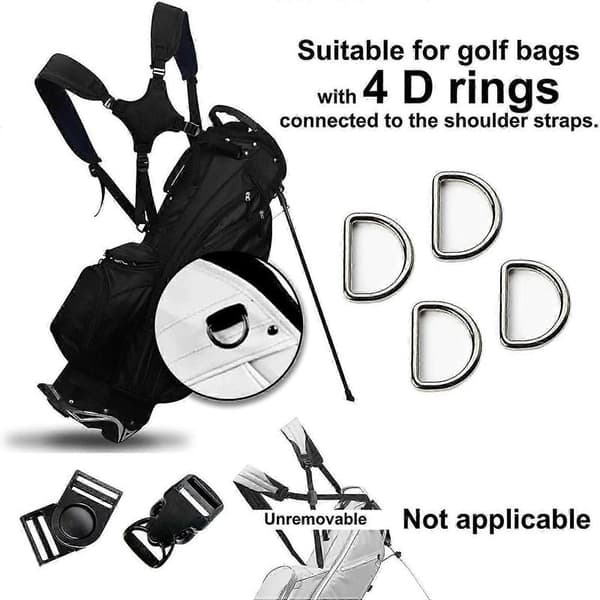 Justerbar skulderstropp for golfbag, erstatning