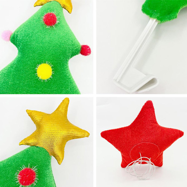 Julbildekorationer för bilar Julgransbilssats Fordon Fönsterprydnader Julbilstyling Present .