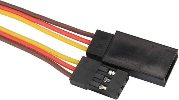 RC tilbehør, RC servo signalvender, driftsspænding servo signalvender til fjernstyret modelfly (1 stk, sort)