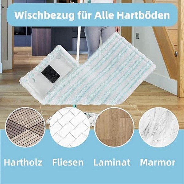 10 stk. egnet for Steam Mop Clean Twist M reservedeler tilbehør klut