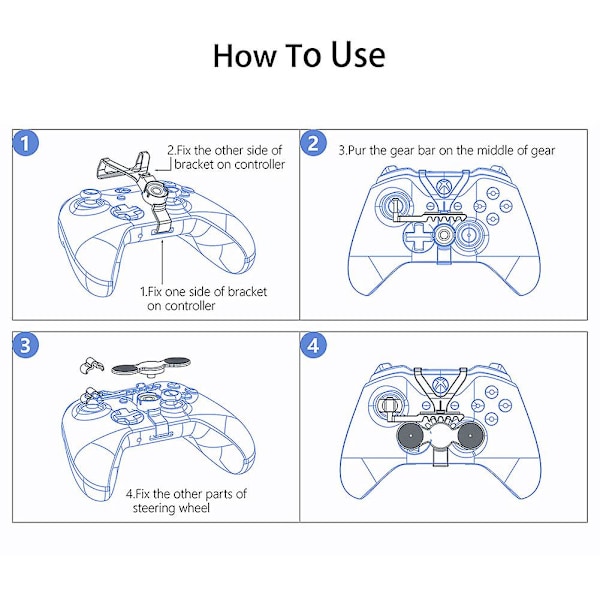 Mini Rat til Xbox One S/x Game Controller Ekstraudstyr Udskiftning