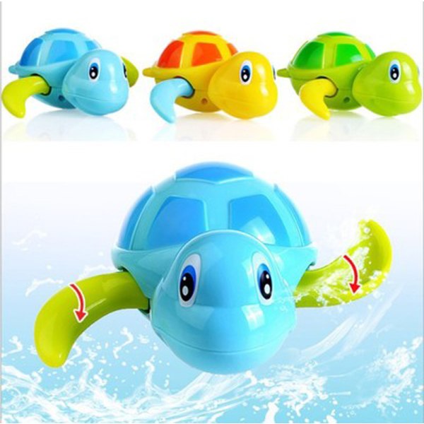 Baby Kids Multi-typ Wind Up Tortoise Chain Baddusch Clockwork Toy