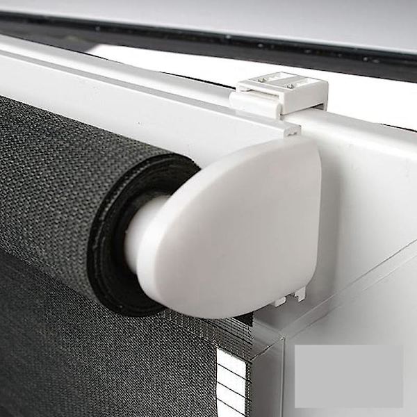 4 Sæt Tilbehør til Rullegardiner, Klemmeholder til Rullegardiner, Ingen Boring, Justerbar fra 1,5 til 2,2 cm, til Rullegardiner, Sort S