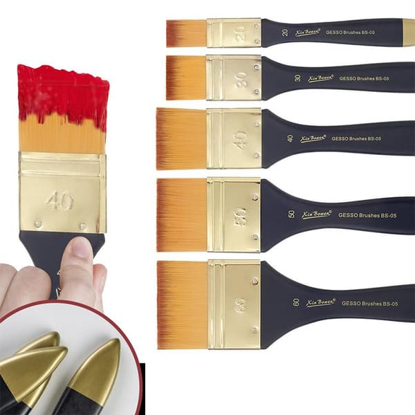 Nylon Hår Malerkost Sett BS05 - 5 deler