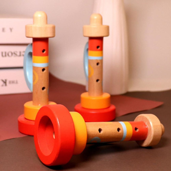 Træfløjte Trompet Bærbar Musikinstrument Baby Tidlig Læring Legetøj Kaesi