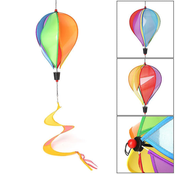 Ballon Vindmølle Legetøj Børn Spiral Have Ornamenter Farverige Udendørs Spinner