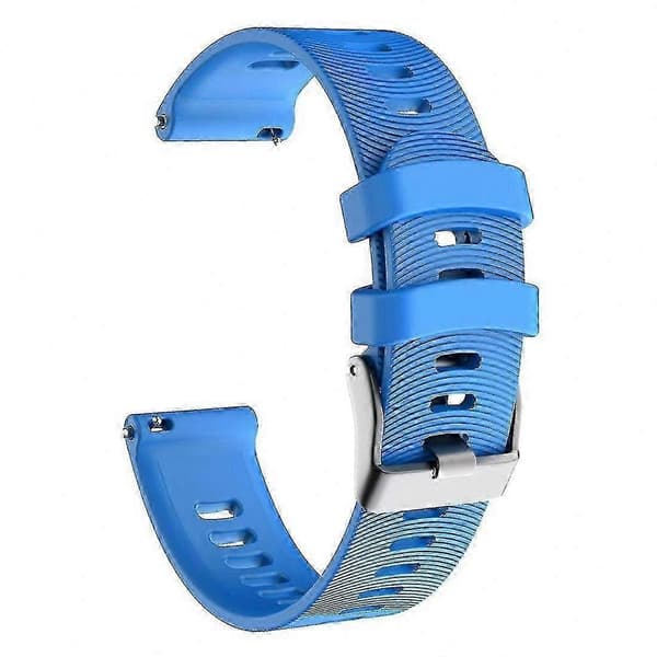 Udskiftningssilikonearmbåndsurrem kompatibel med Forerunner 245 Sky Blue