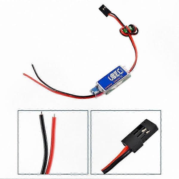 Justerbar 5V/6V Step-Down Spændingsregulator til 2-6S LiPo Batterier UBEC Modul