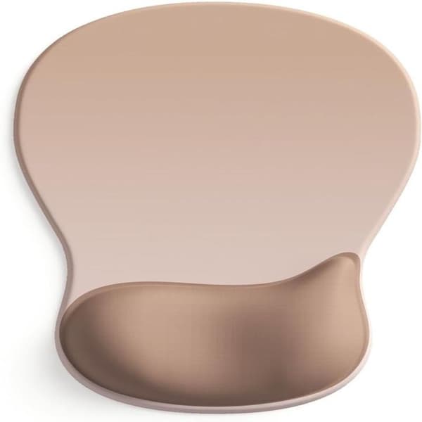 Gel Musematte - Musematte med Håndleddsstøtte - Gaming Musematte - Musematte med Memory Foam Håndleddsstøtte og Sklisikker Base - Sklisikker