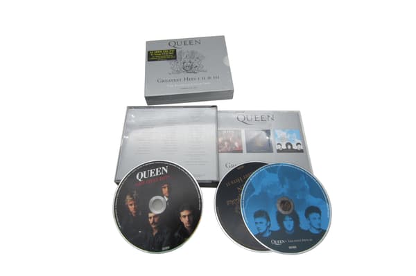 Queen - Greatest Hits -kokoelma 3 CD:n setti
