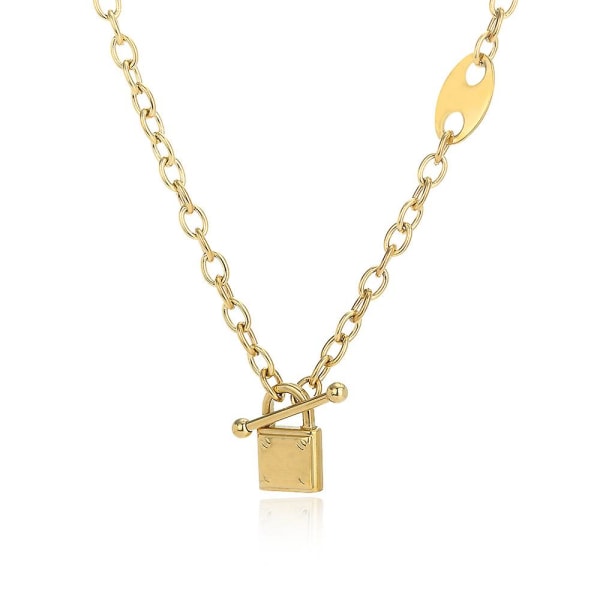 Kaulakorut naisille Ot Buckle -kaulakoru Pari ompelelu Lukko -kaulakoru
