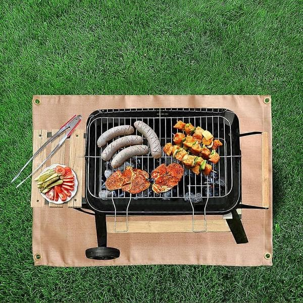 Isolasjonsteppe Brannsikkert teppe for grillbruk 1 stk campingmatte