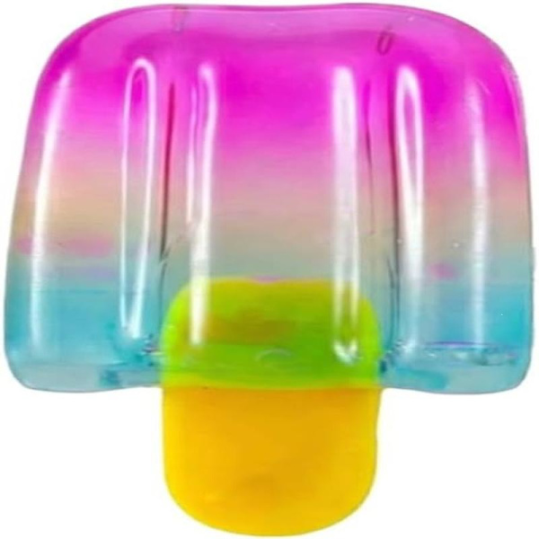 Ice Cream Squeeze Squishy Pinky Decompression Leksaker-blå blue