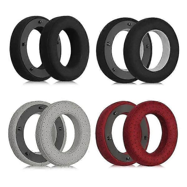 Erstatningsøreputer egnet for Focal Clear MG Pro hodetelefoner Red